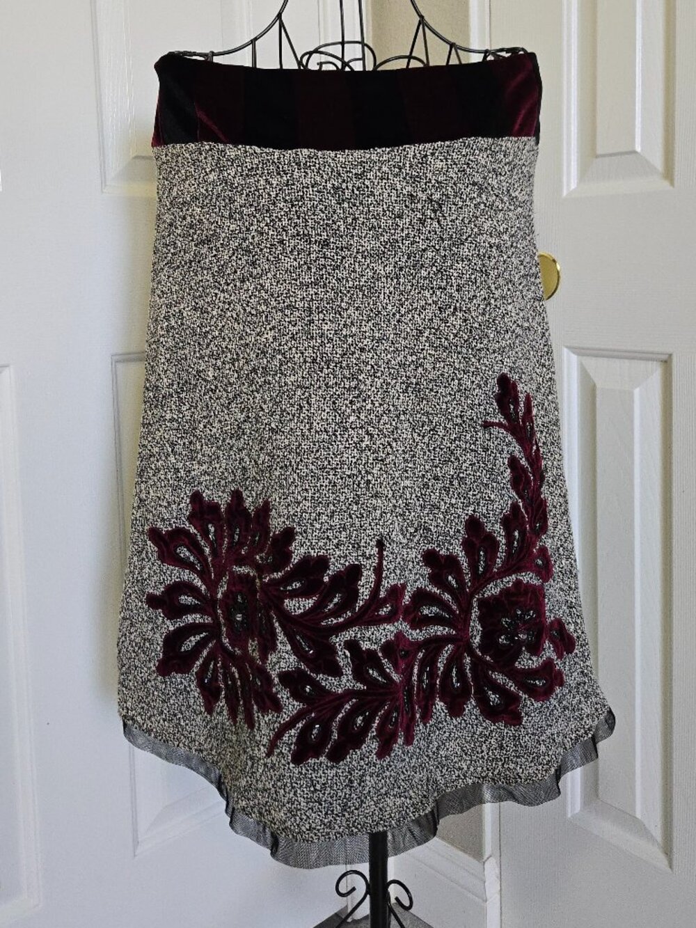 VTG Dolce Apparel A-Line Midi Skirt (L)